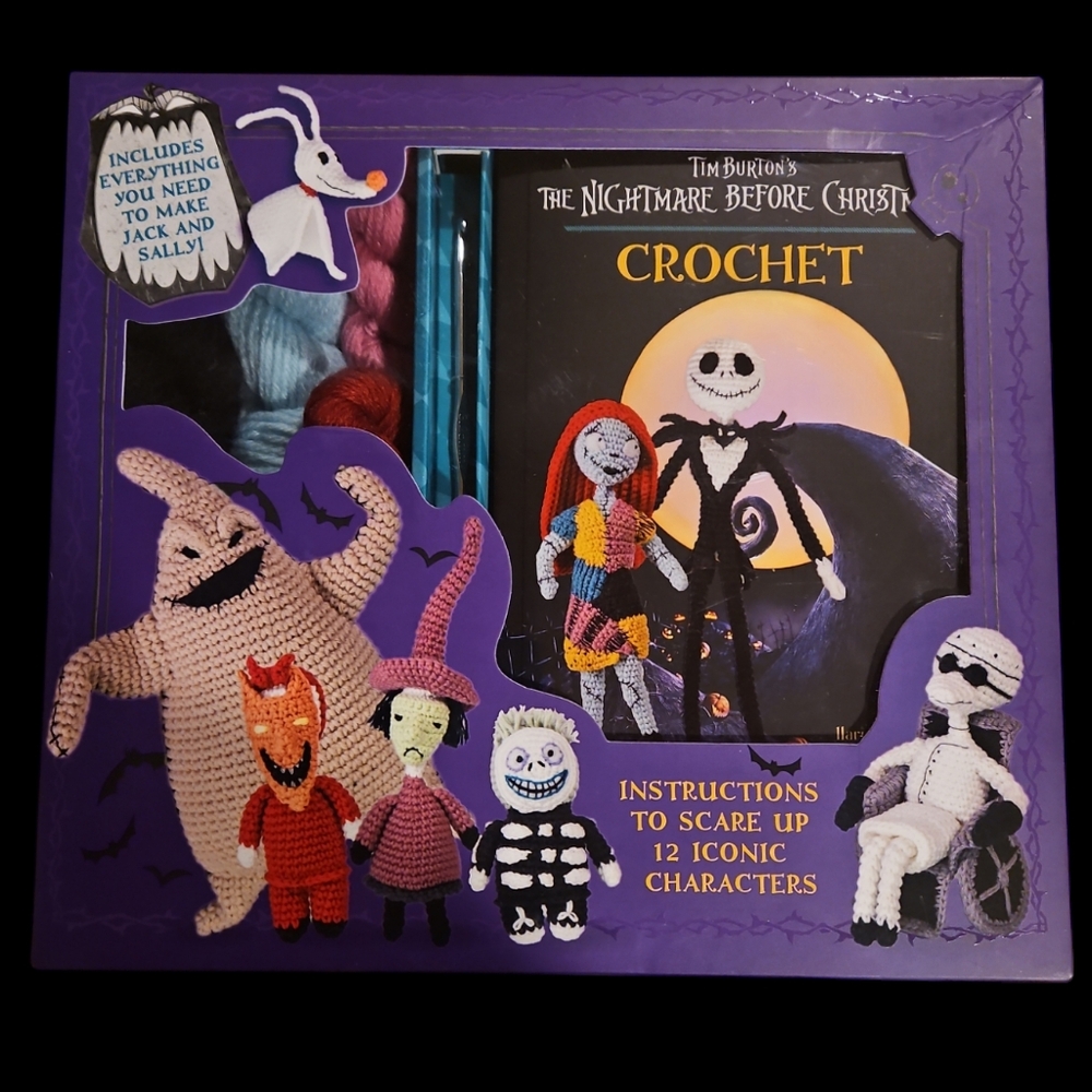 NIB Nightmare Before Christmas Crochet Instruction Book